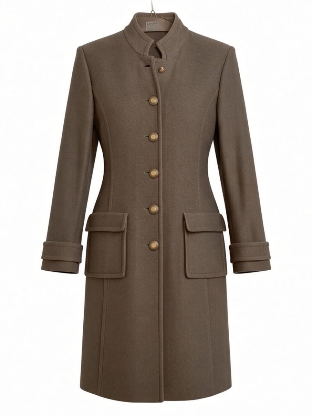 St. John Collection Long Jacket - Size 8 - Brown